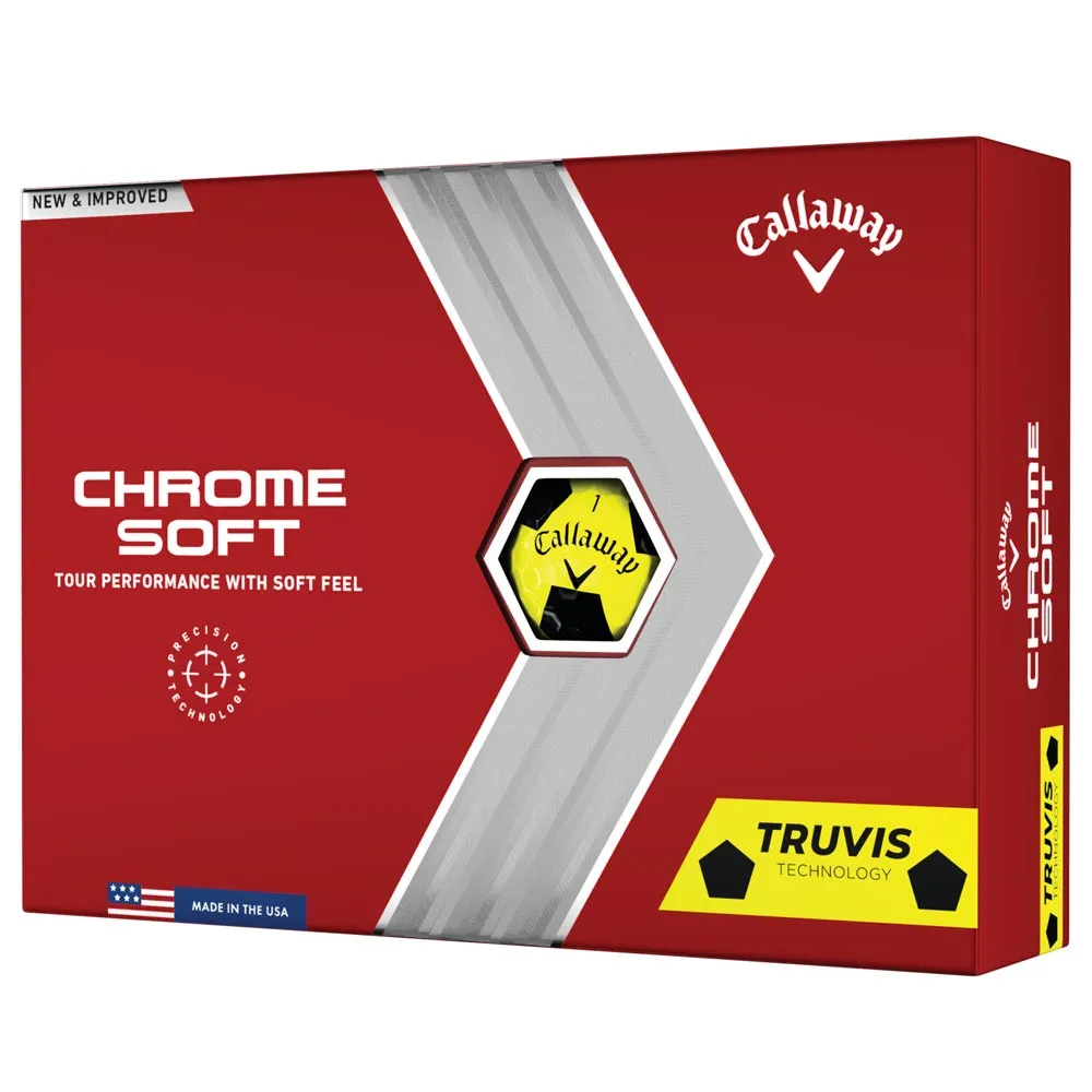 Callaway Chrome Soft Truvis Golf Balls '22 - Dozen