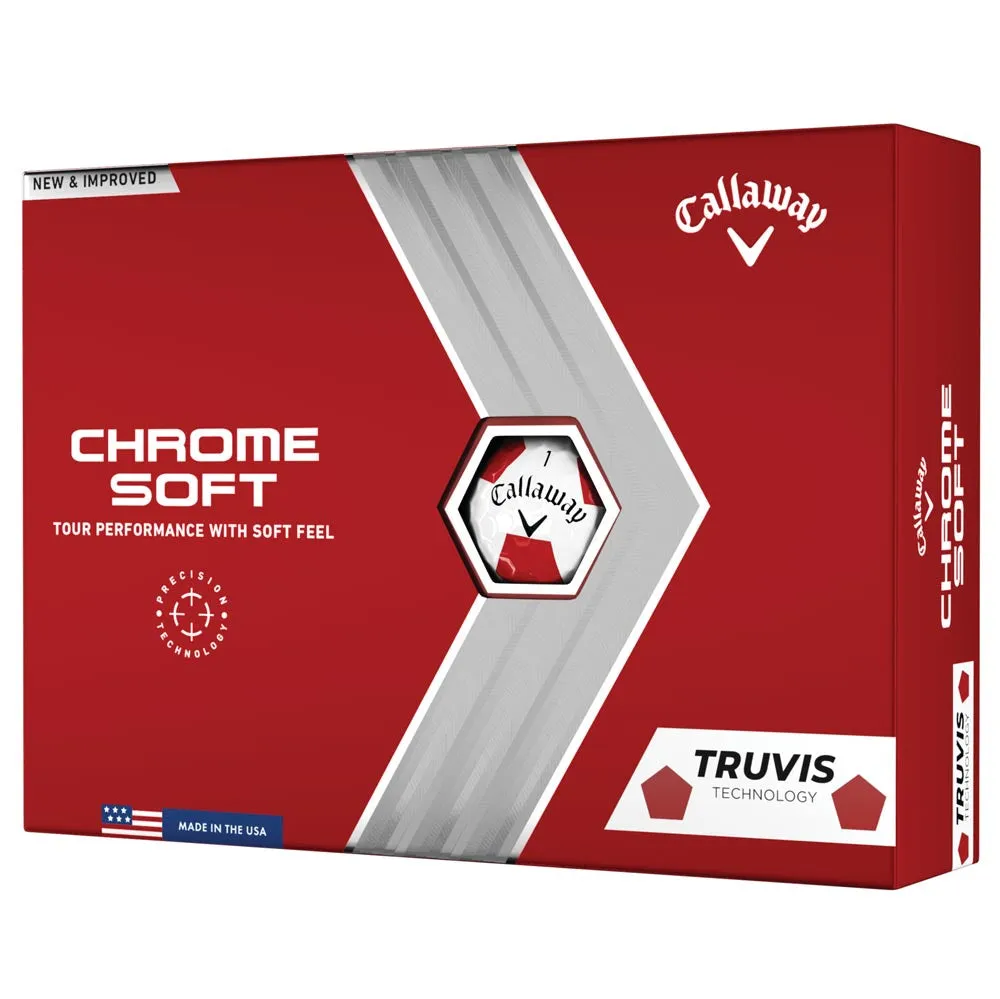 Callaway Chrome Soft Truvis Golf Balls '22 - Dozen