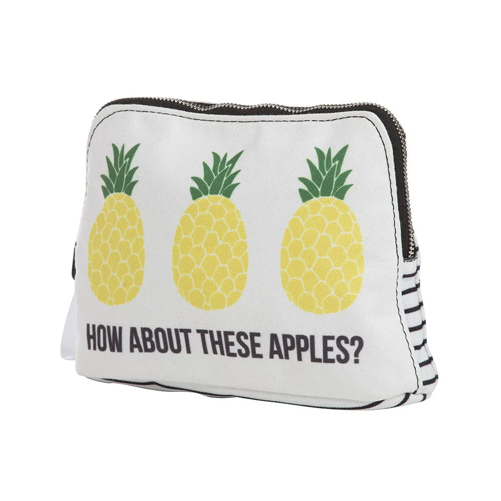 Canvas Zipper Pouch Pineapple