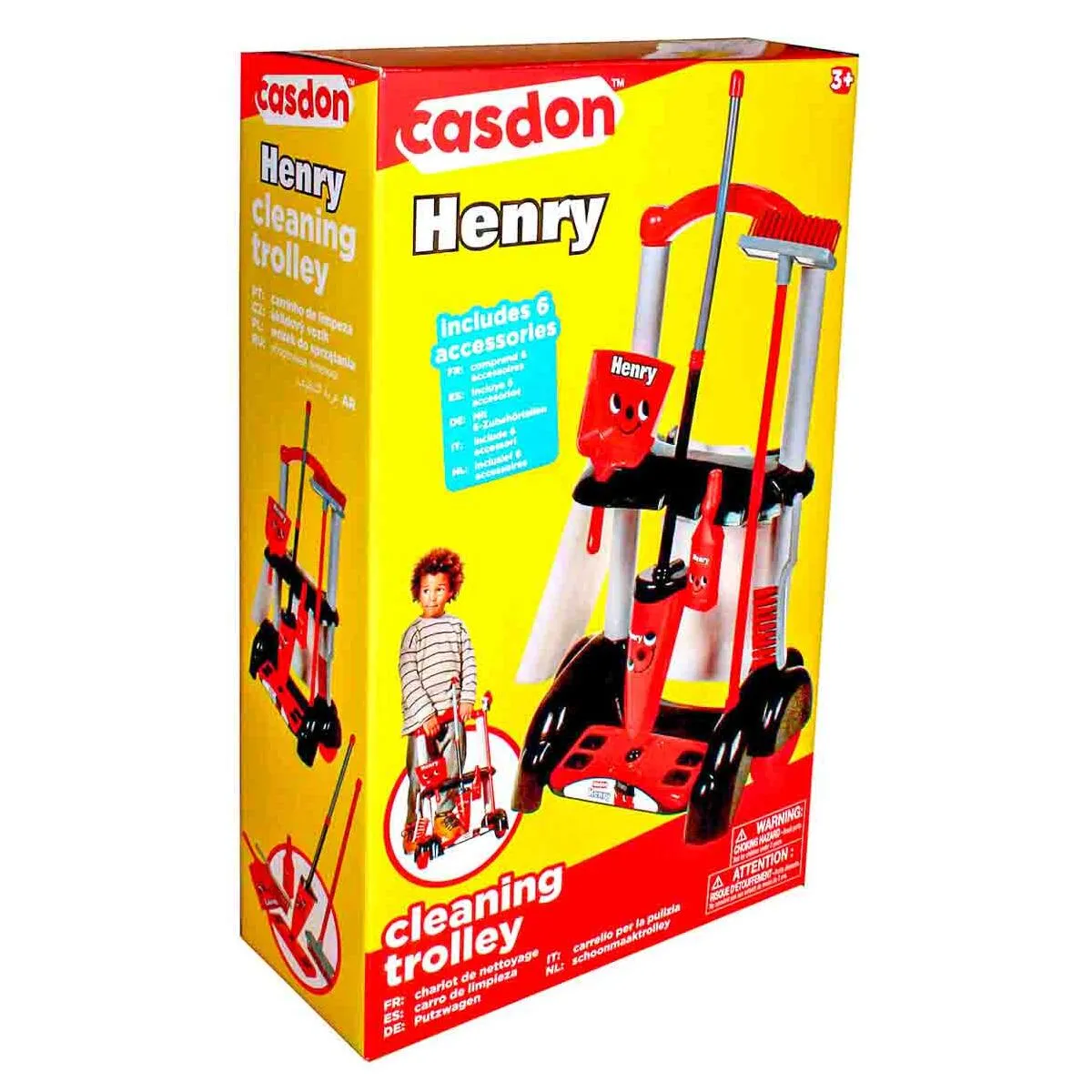 Casdon Henry Cleaning Trolley Roleplay Toy