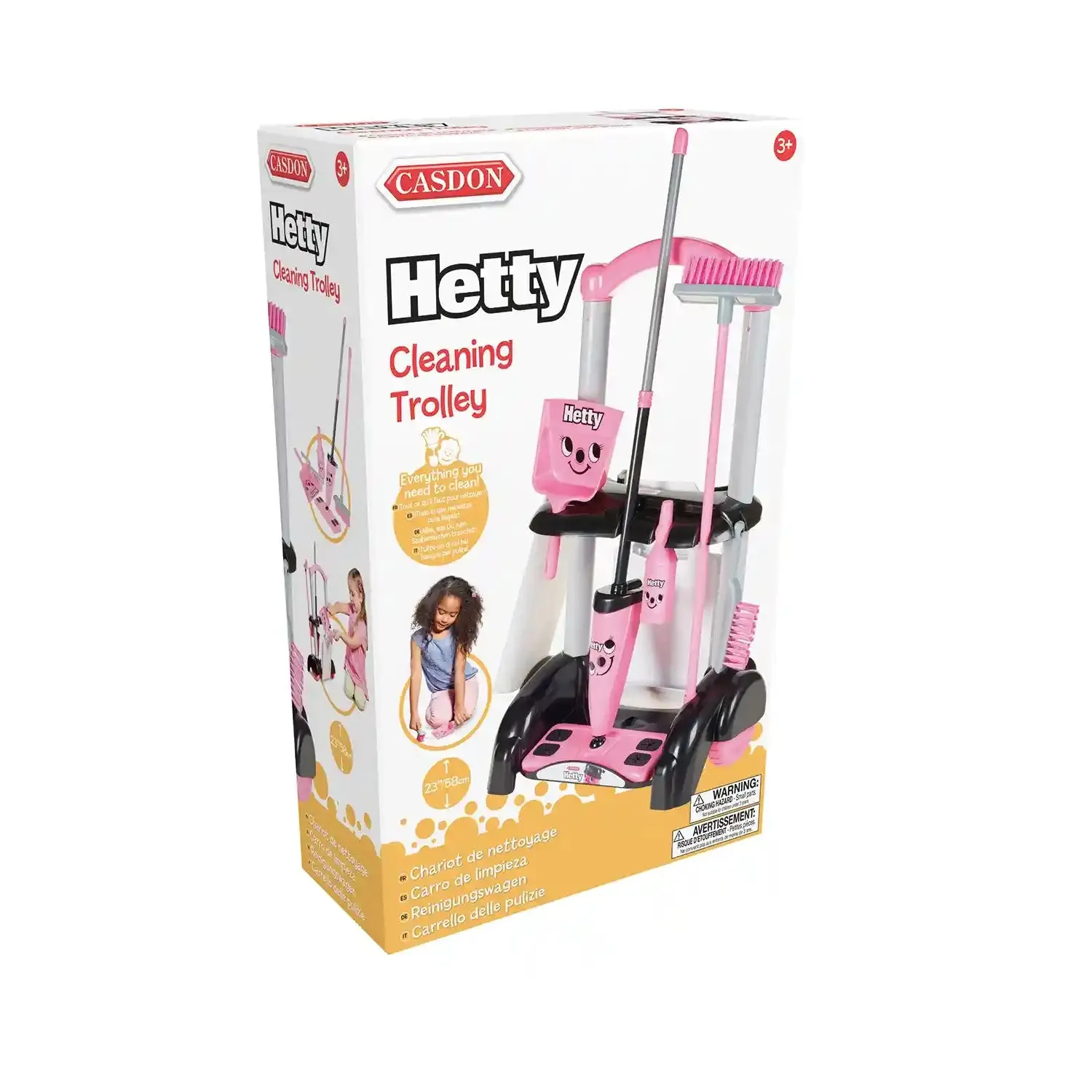 Casdon Hetty Cleaning Trolley Toy