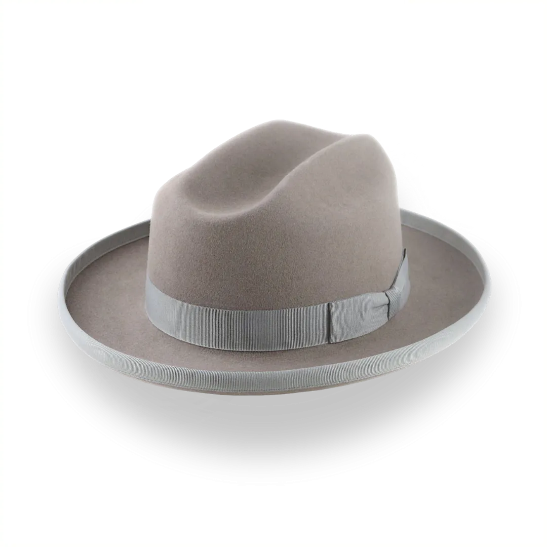 Cattleman Felt Fedora Hat for Men With Custom Fit | The Globetrotter