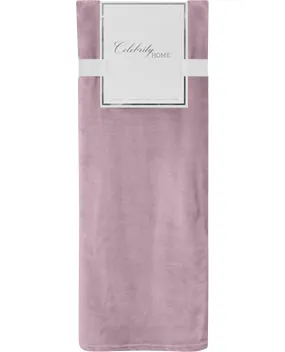 Celebrity Home Super Plush Mauve Hanging Throw - 50"x70"