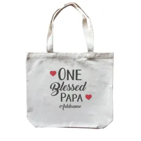 Christian Series One Blessed Papa Addname Canvas Bag