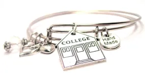 College Expandable Bangle Bracelet Set