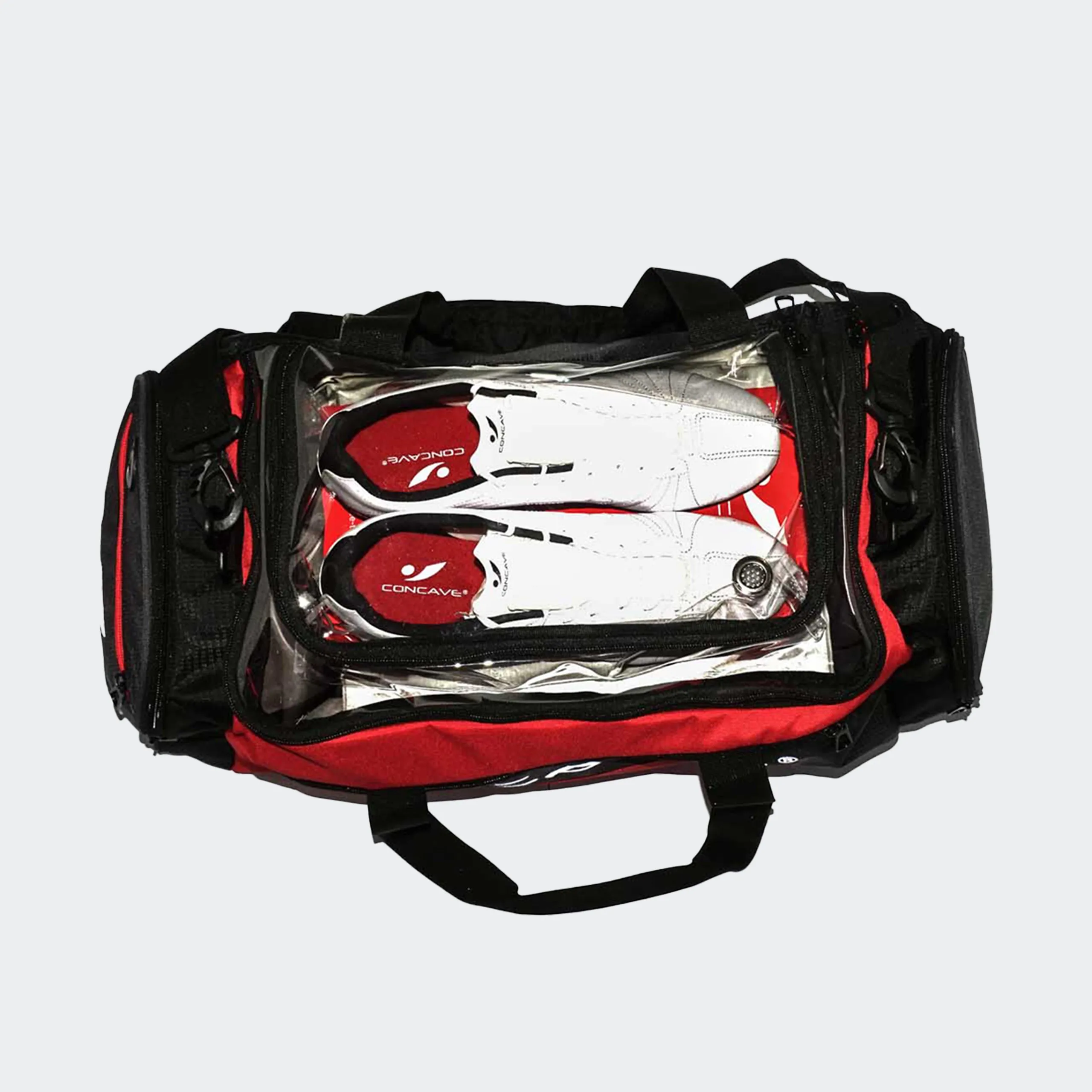 Concave Travel Bag - Black/Red