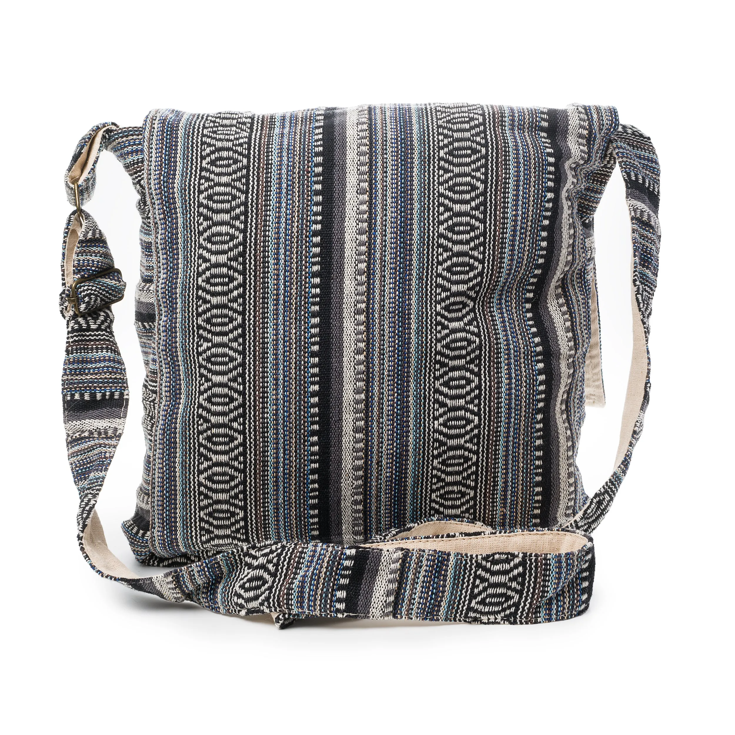 Core Hemp Crossbody Messenger Bag - Storm