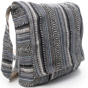 Core Hemp Crossbody Messenger Bag - Storm