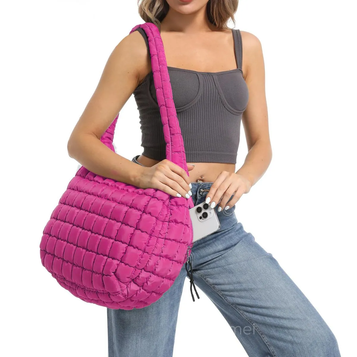 Cozy CarryAll Quilted Hobo