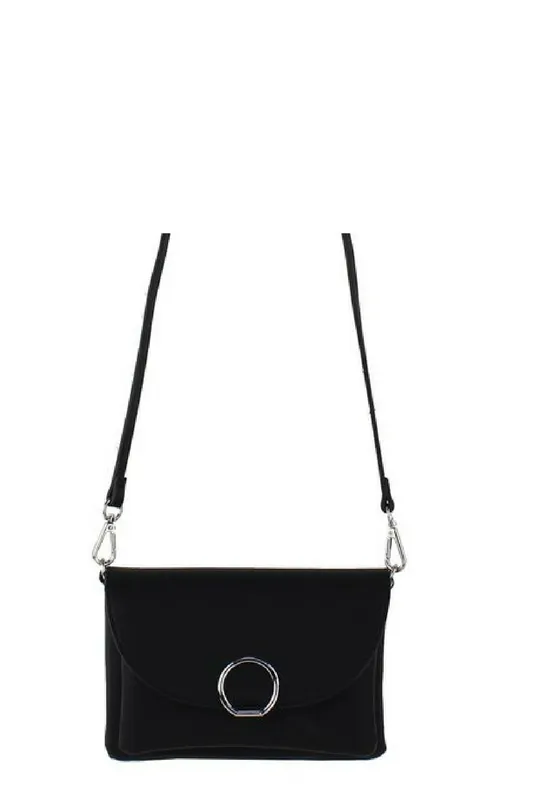 CROSSBODY BAG WITH RING CLOSURE