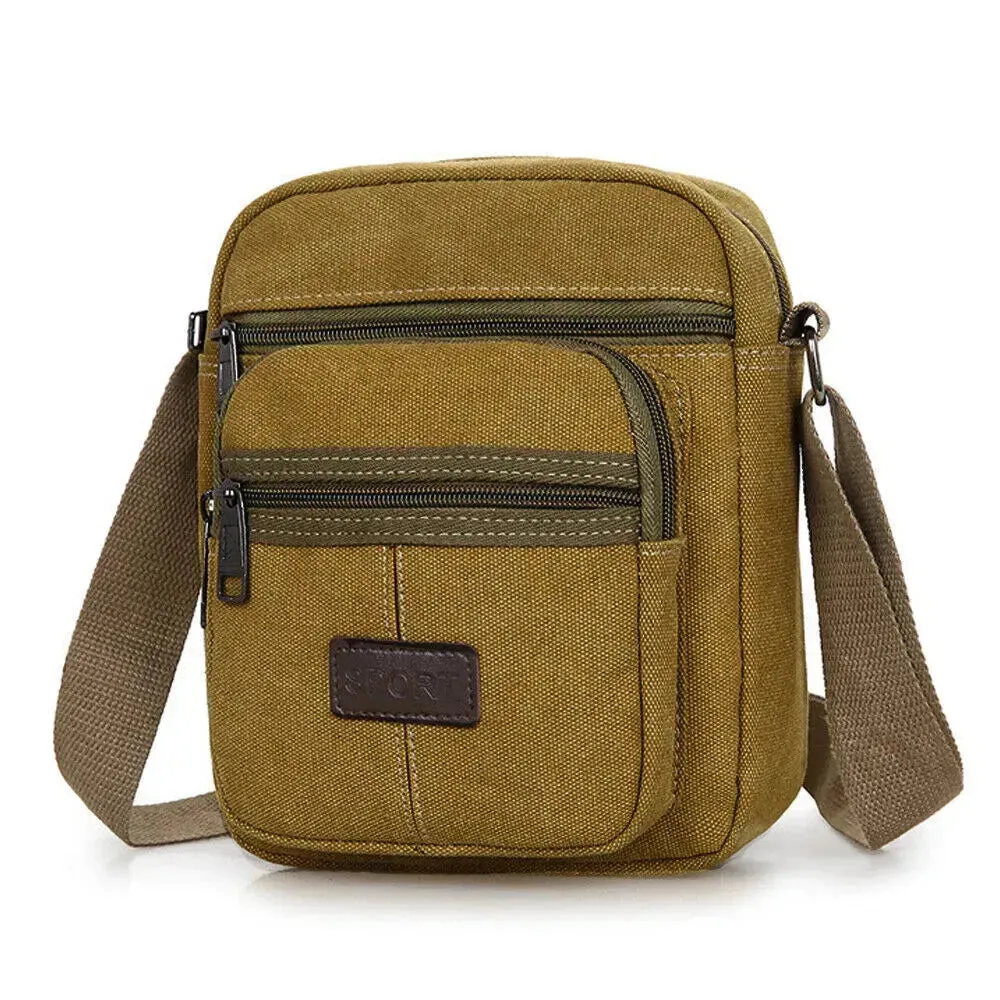 Crossbody Canvas Bags Casual Shoulder Messenger Unisex