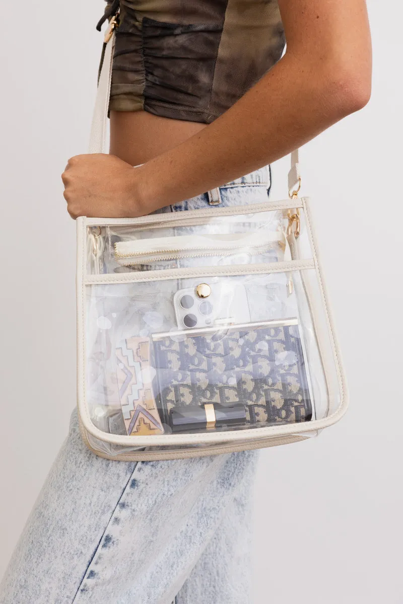 Crystal Clear Carry-All Messenger Bag