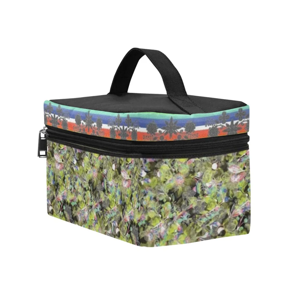 Culture in Nature Green Leaf Cosmetic Bag/Large