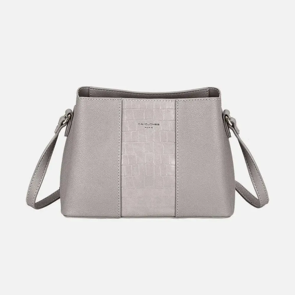 David Jones PU Leather Crossbody Bag in Luxurious Fashion for Women