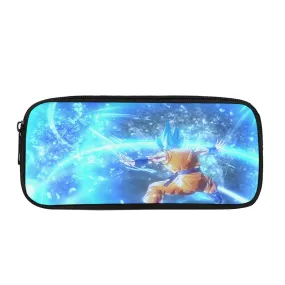 DBZ Goku SSGSS Saiyan God Blue Aura Blasting Streetwear Pencil Bag