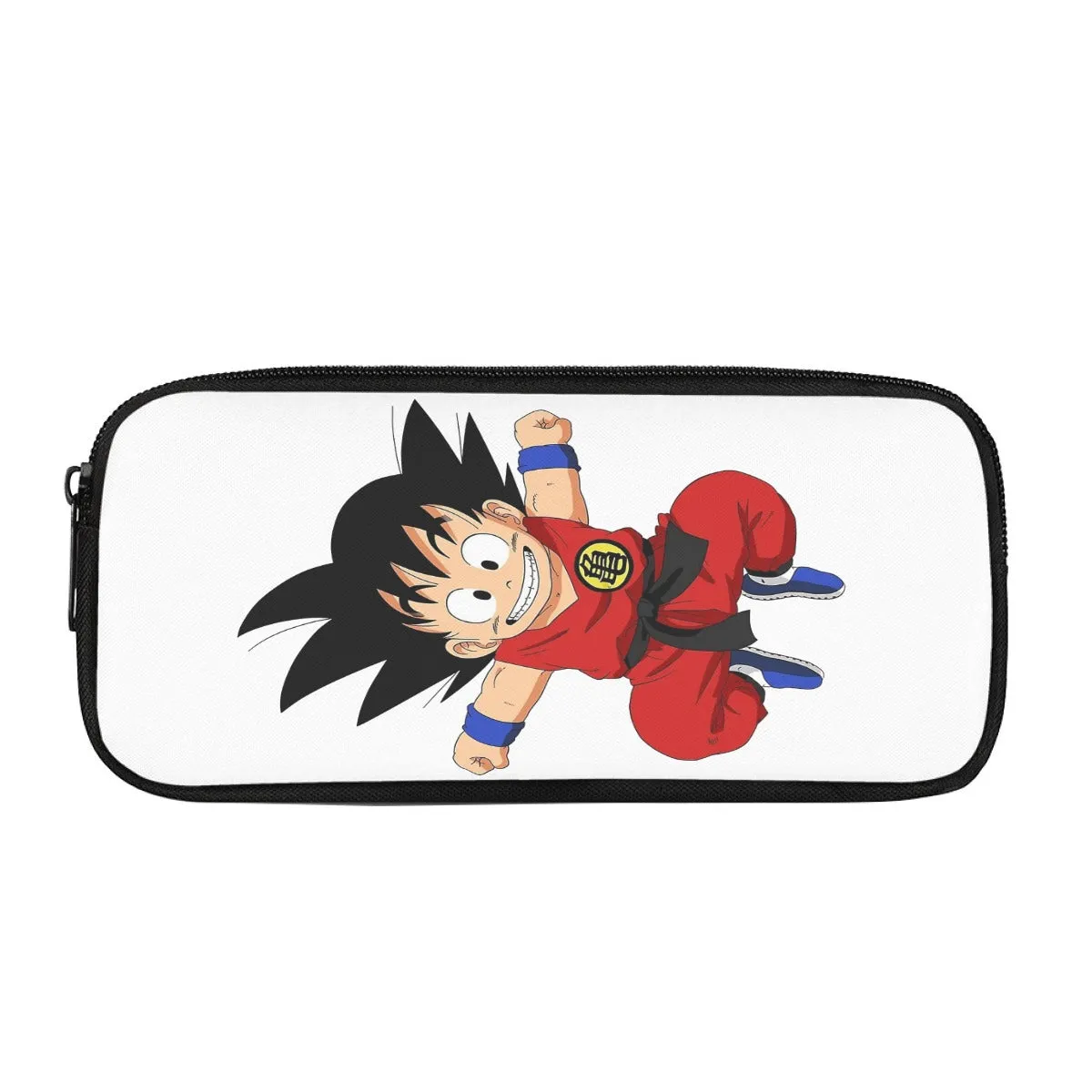 DBZ Jumping Kid Goku In His Training Suit Pencil Bag