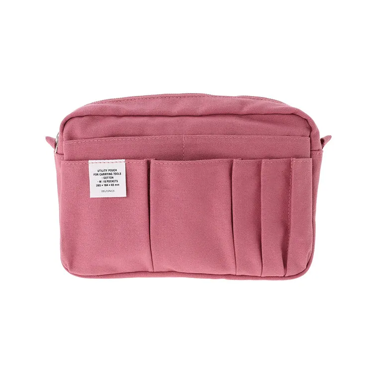 Delfonics Utility Pouch - Medium Size / Pink - , Delfonics Inner Carrying Bag M Size