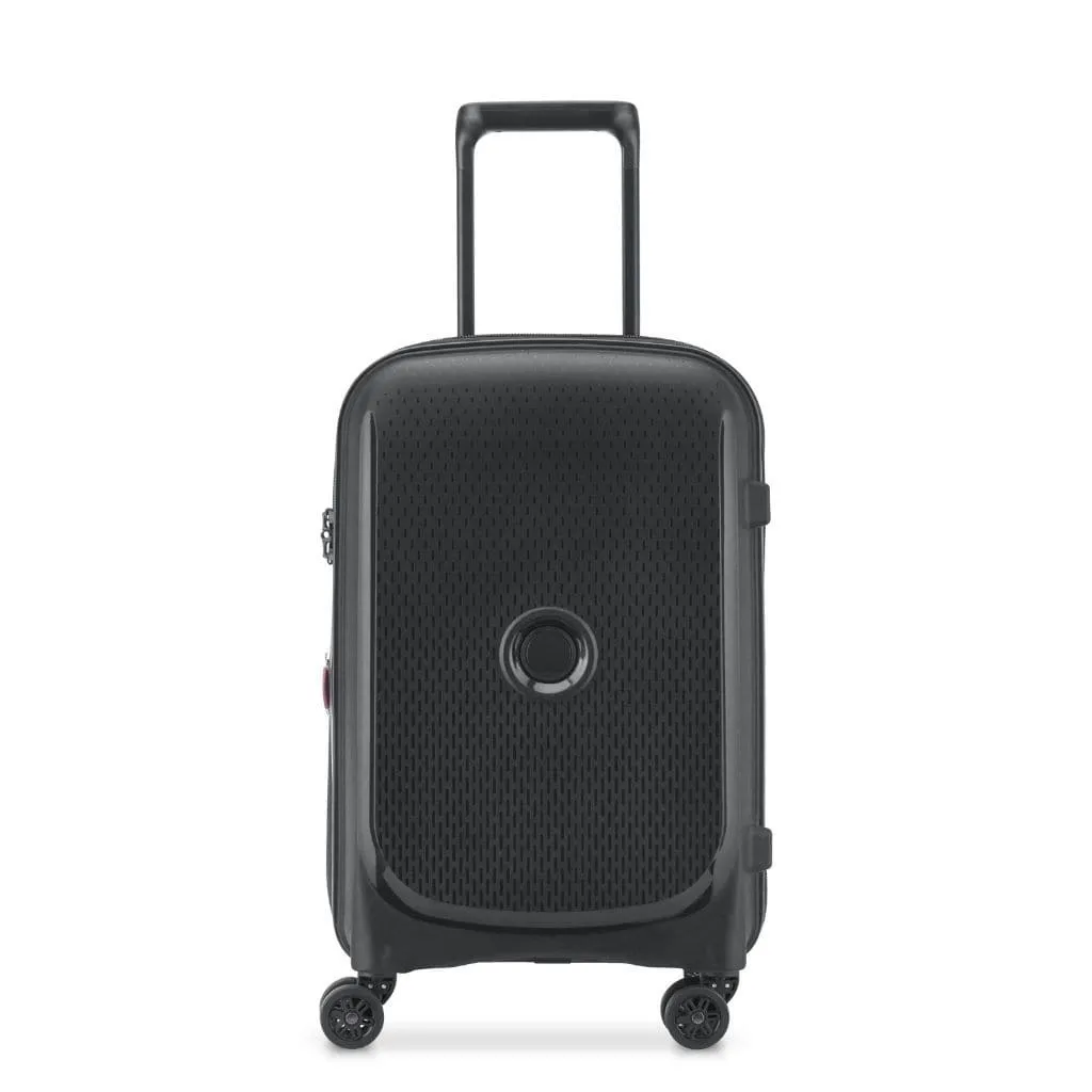 Delsey Belmont Plus 55cm Carry On Luggage Black