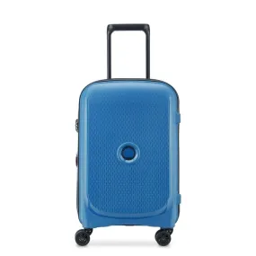 Delsey Belmont Plus 55cm Carry On Luggage Zinc Blue