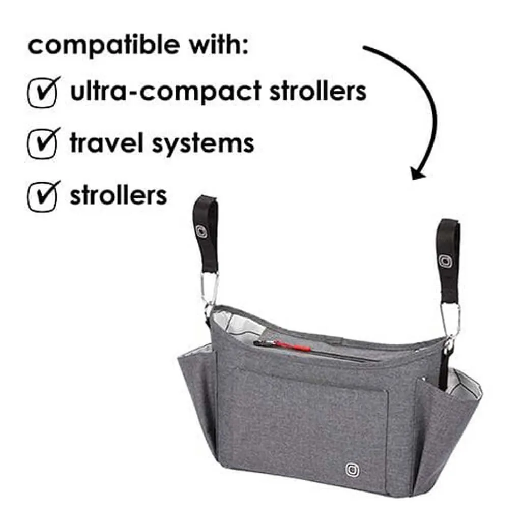 Diono Buggy Buddy 8-in-1 Stroller Organizer, X-Large, Gray