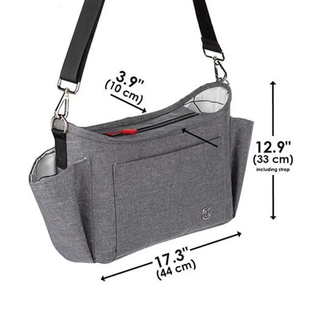 Diono Buggy Buddy 8-in-1 Stroller Organizer, X-Large, Gray