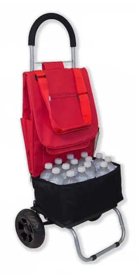 Double Cooler Trolley Dolly - Red