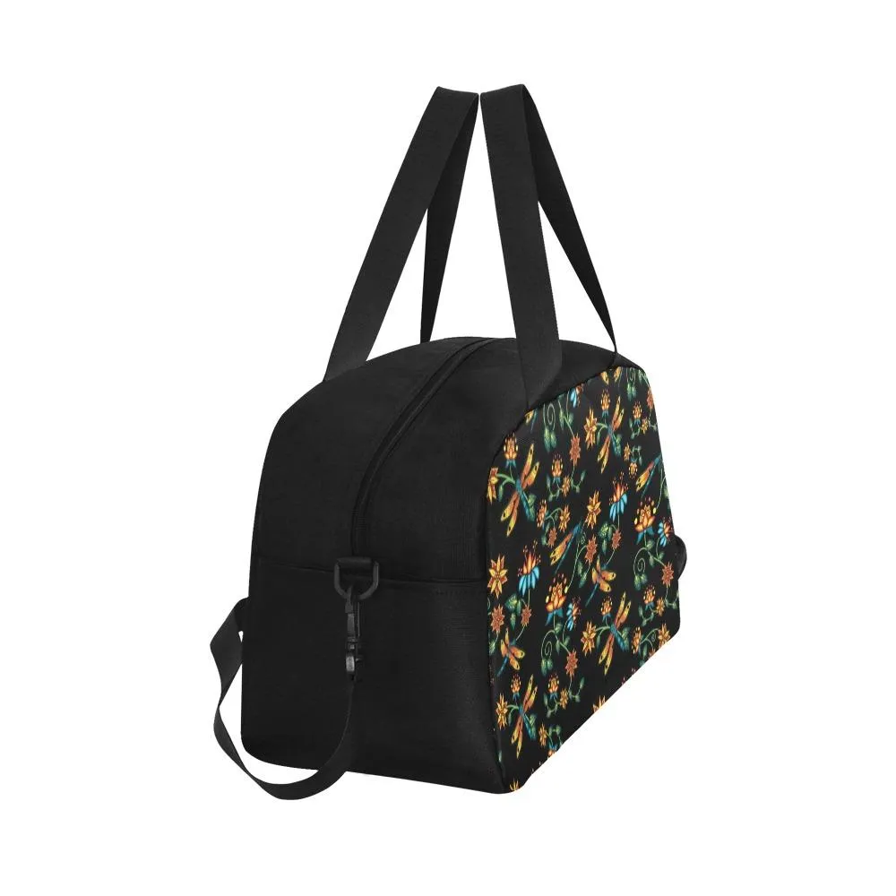 Dragon Lily Noir Fitness Handbag