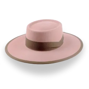 Dusty Pink Western Hat in Durable Fur Felt | The Baron