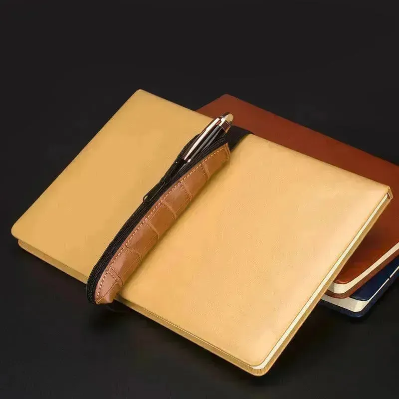 Easy To Carry PU Leather Office Pencil Case