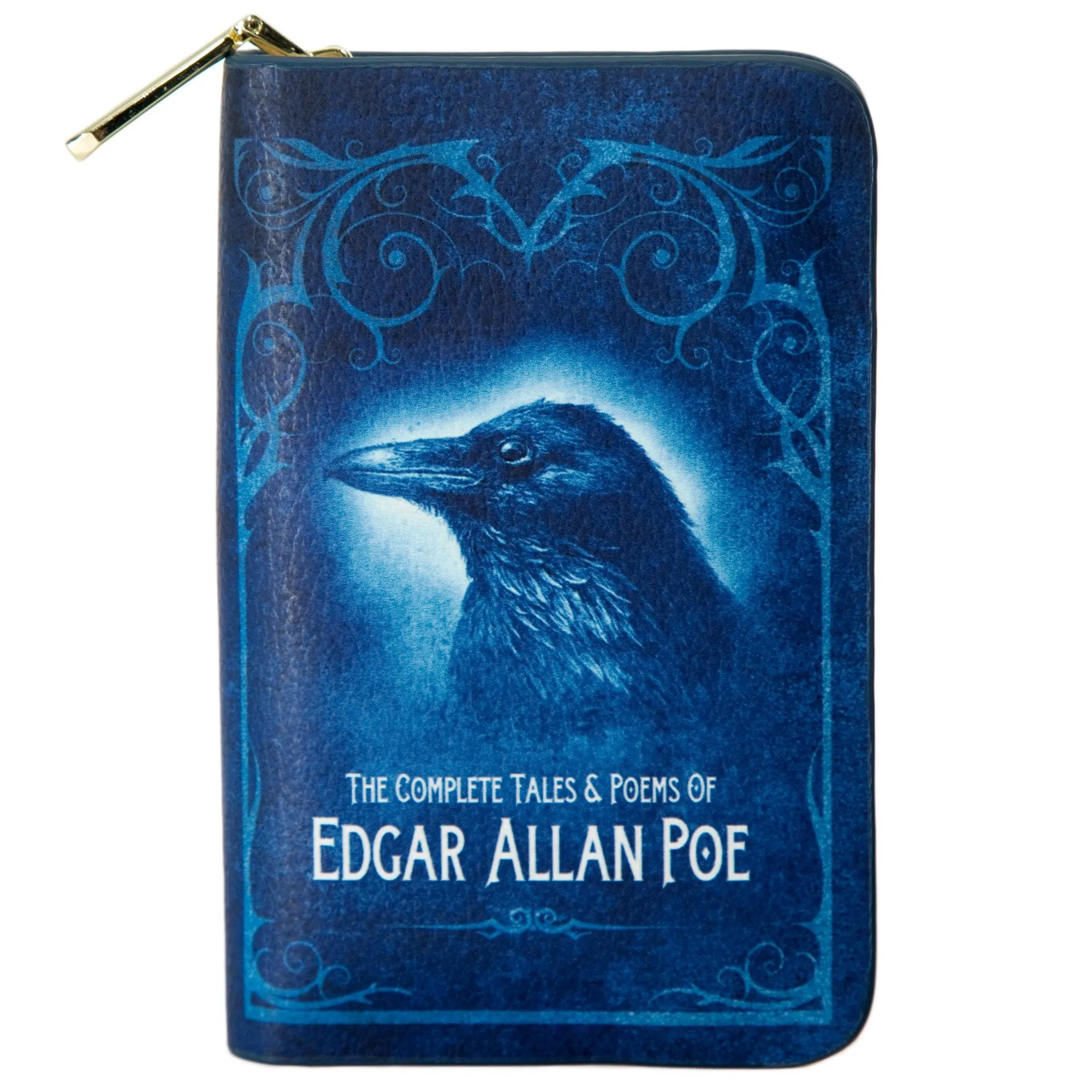 Edgar Allan Poe Book Zip Around Purse