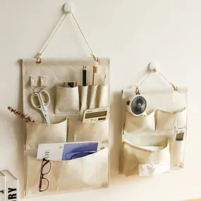 Elegant Fabric Wall-Mounted Storage Organizer