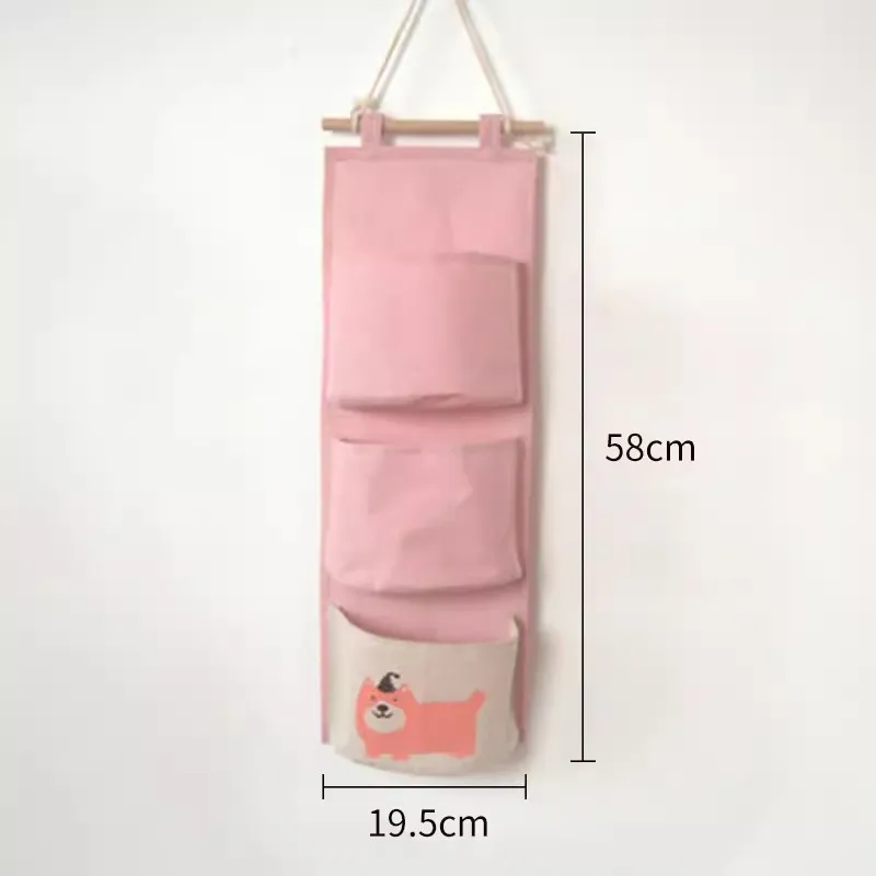 Elegant Fabric Wall-Mounted Storage Organizer