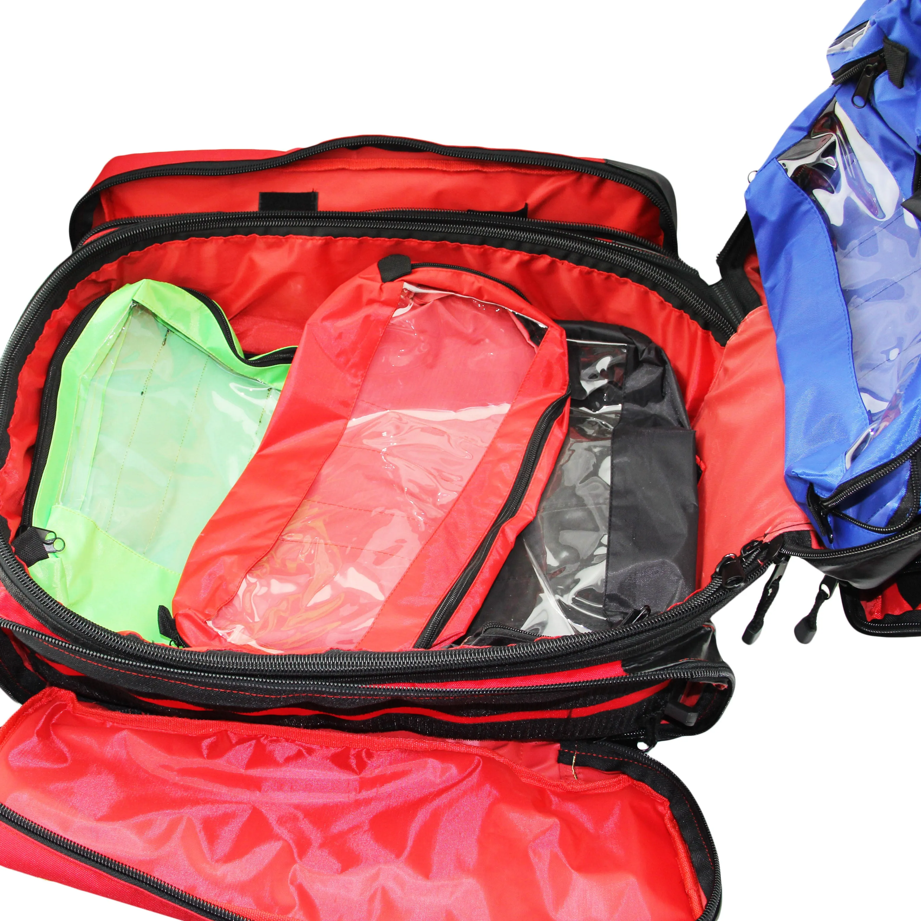 Empty First Aid Trauma Backpack - Red (1)