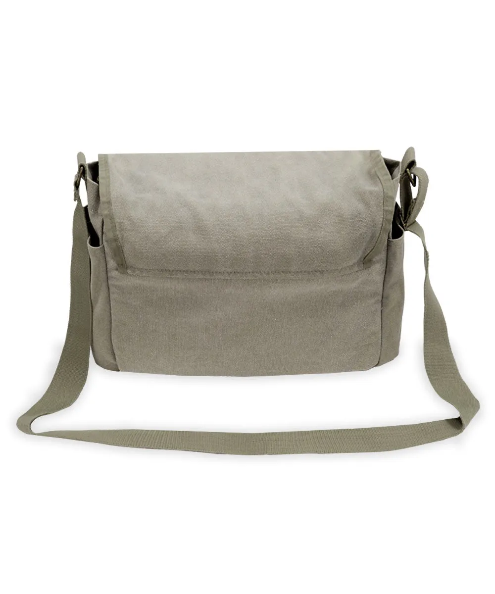 Everest Large Canvas Messenger Bag