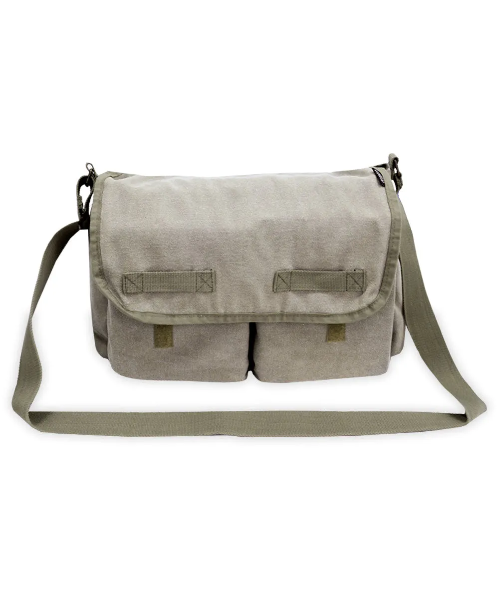 Everest Large Canvas Messenger Bag