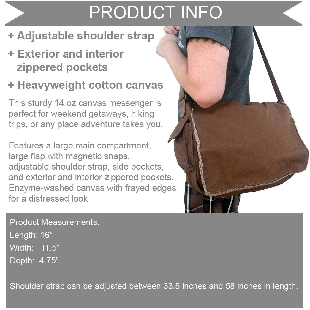 Exhausted By Existence Messenger Bag