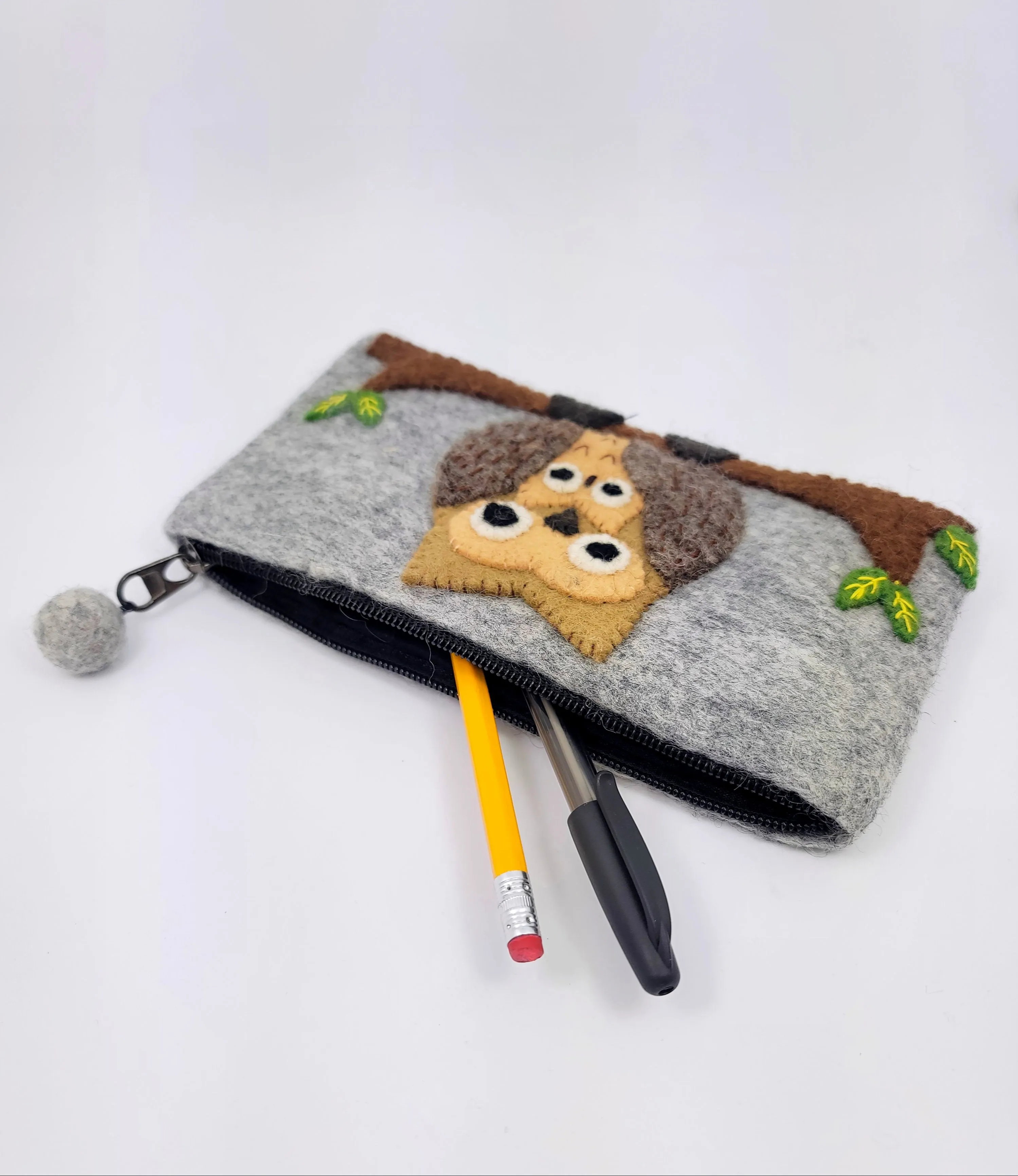 Felt Owl Purse