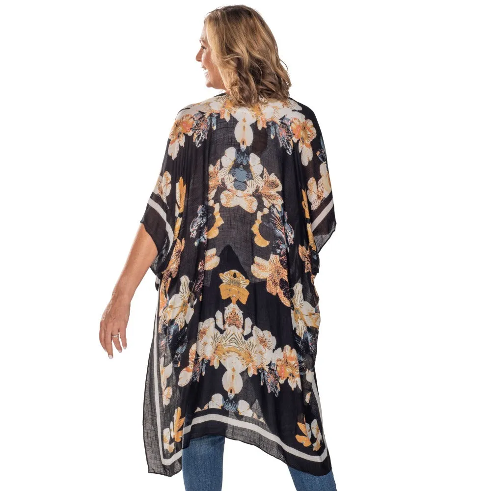 Floral Kaleidoscope Viscose Topper