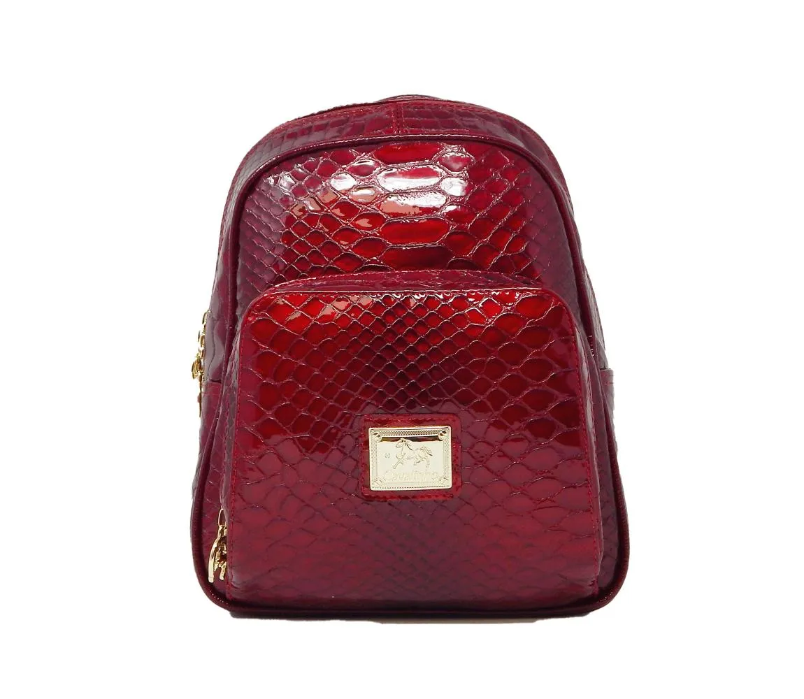 Gallop Patent Leather Backpack