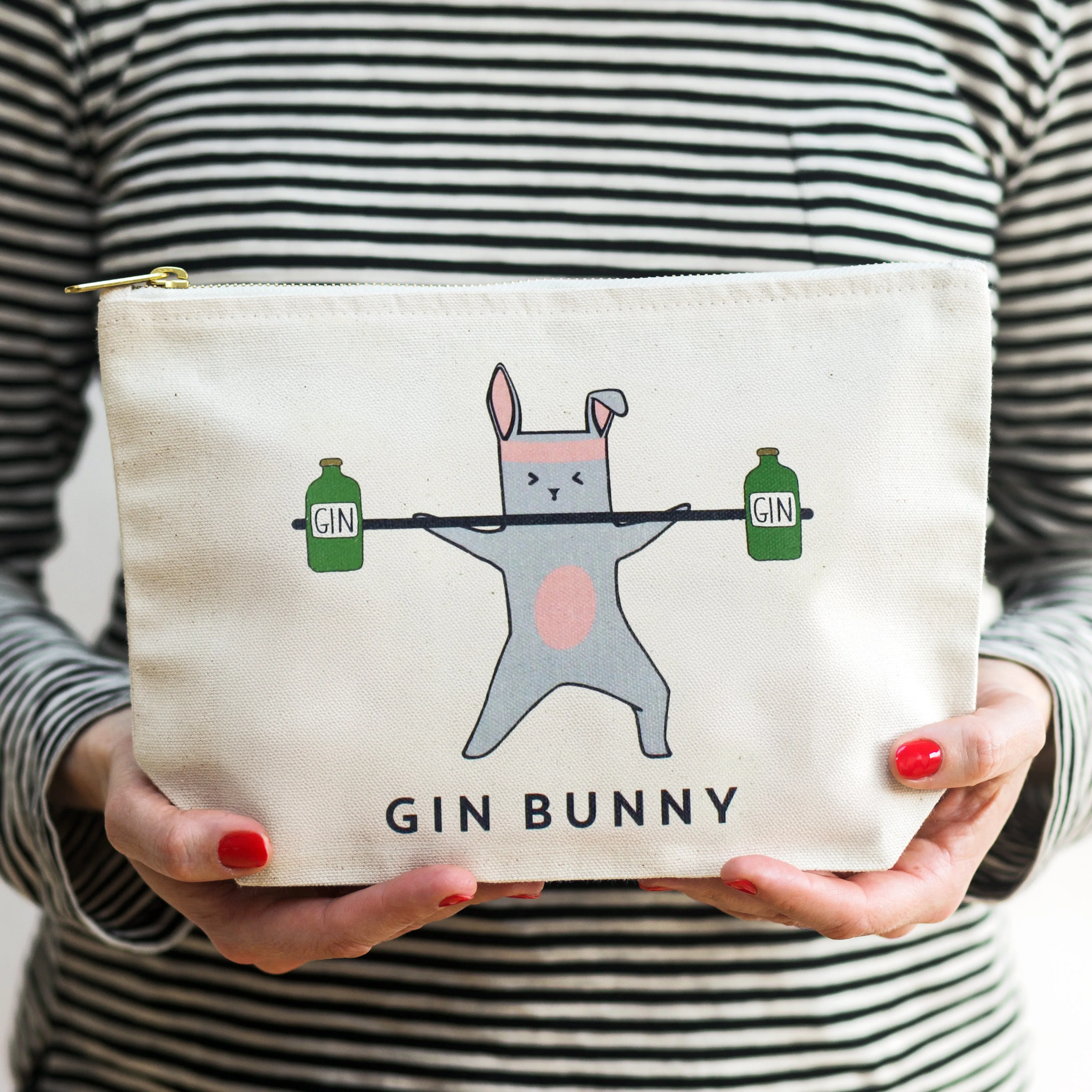 'Gin Bunny' Make Up Bag