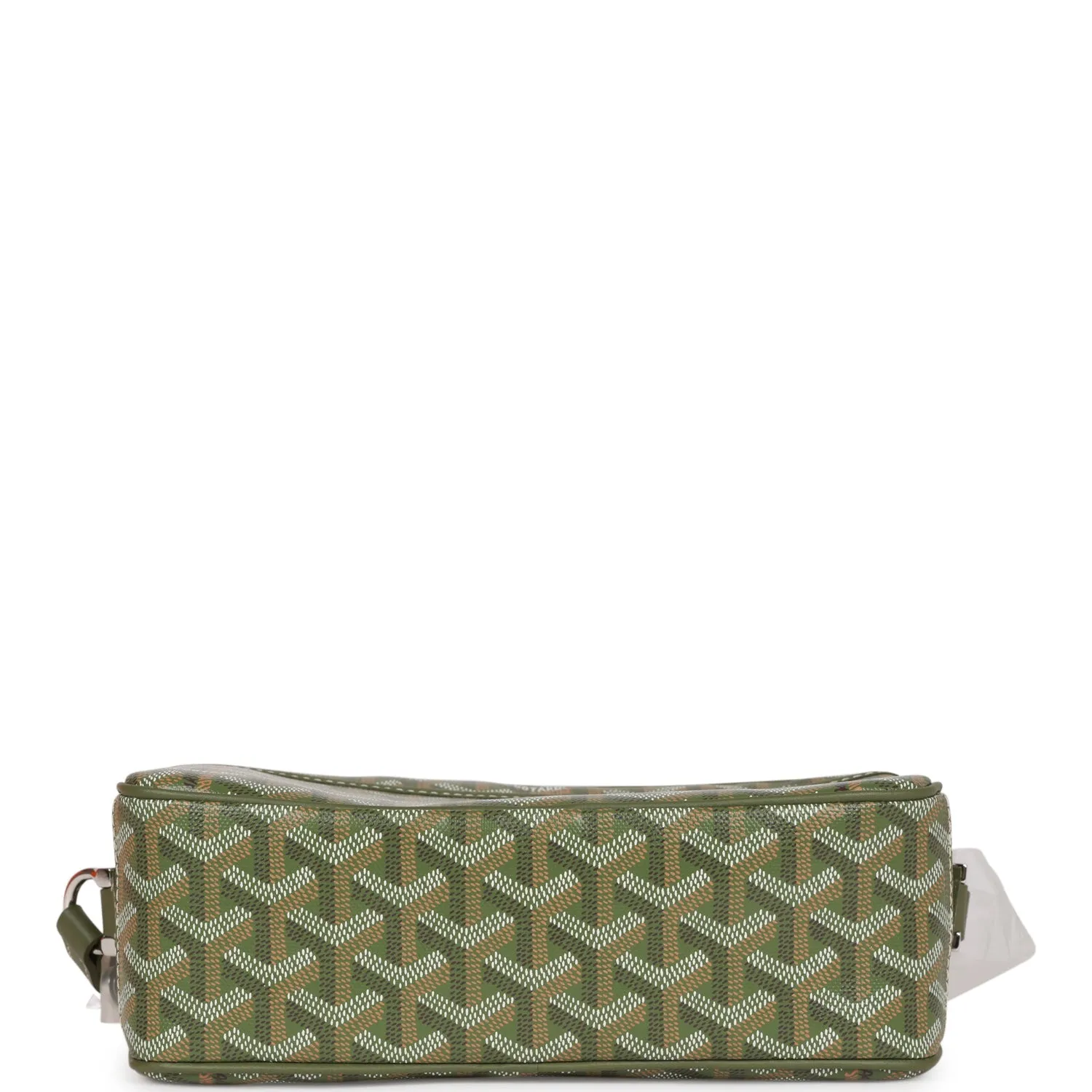 Goyard Goyardine Khaki Cap Vert PM Bag Silver Hardware