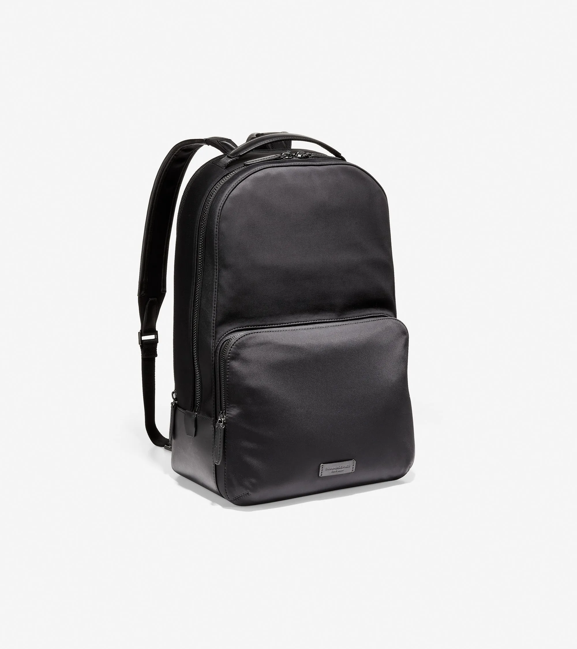 GRANDSERIES Nylon and Leather Backpack