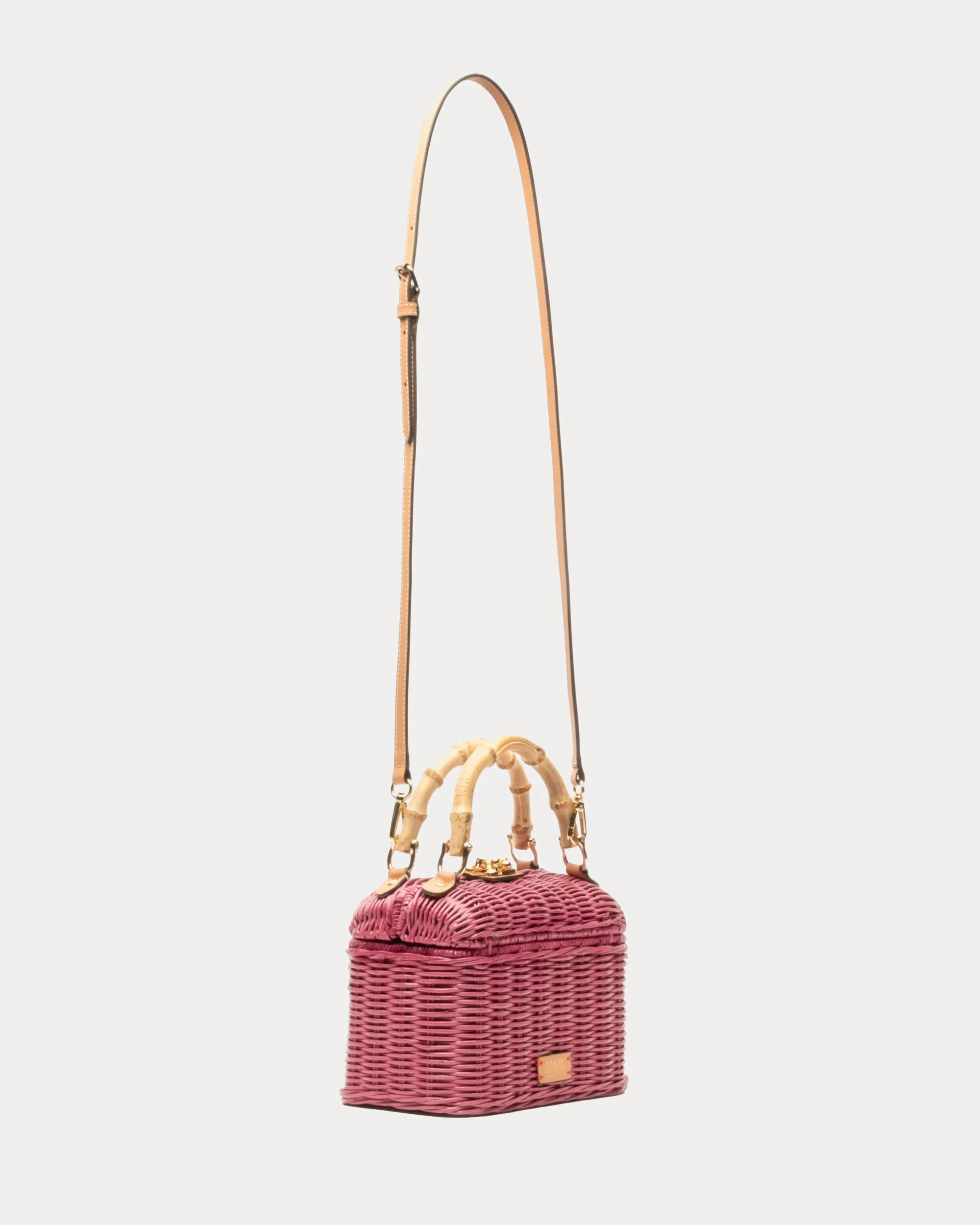 Hannah Lunchbox Wicker Pink