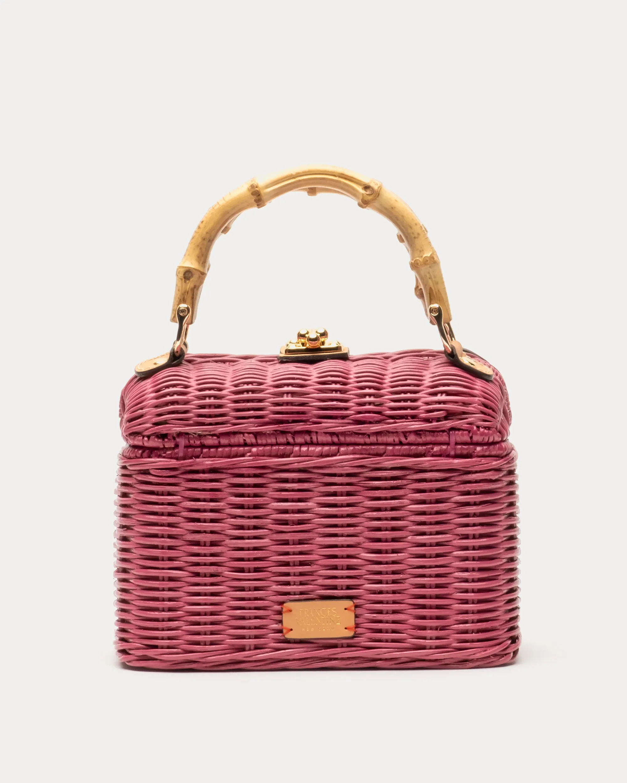 Hannah Lunchbox Wicker Pink