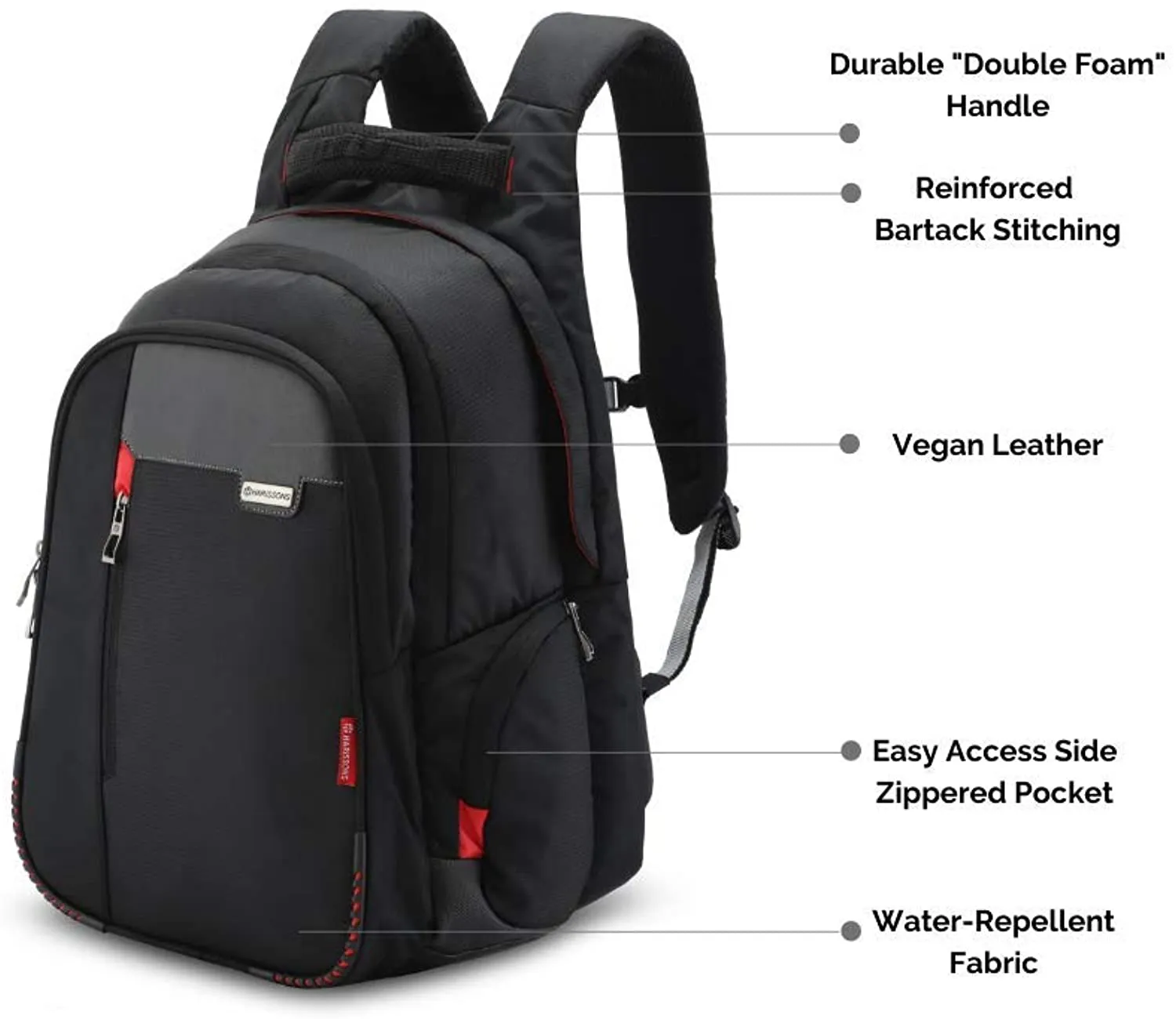 Harissons Sirius 45 Ltrs Executive Laptop Backpack (Up to 15.6 Inch) with USB Charging Connector & Built-in Waterproof Raincover