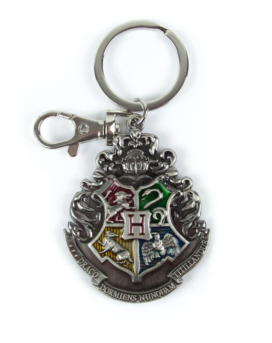 Harry Potter Hogwarts Crest Pewter Keyring