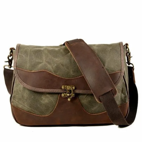 High Quality Unisex Canvas Messenger Bag For Daily Life