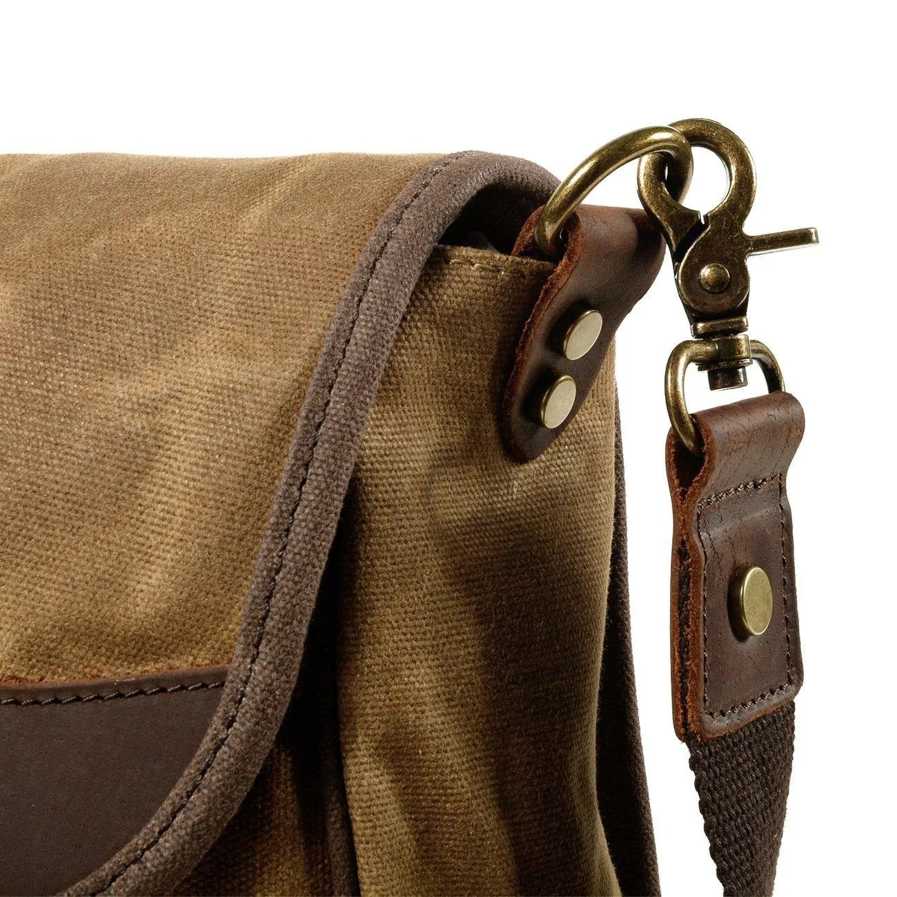 High Quality Unisex Canvas Messenger Bag For Daily Life