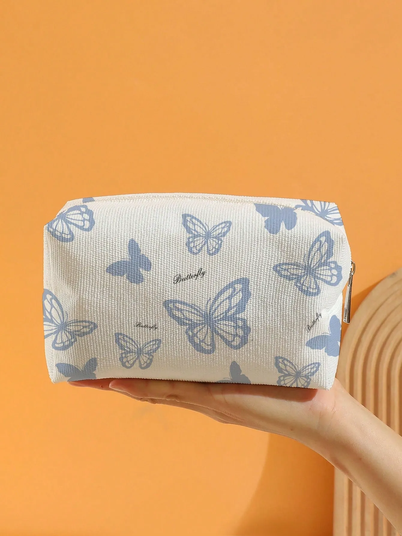 Hollow Butterfly Makeup Bag Cosmetic Organizer Toiletries Bag Makeup Organizer