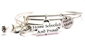 Home Schooled And Proud Expandable Bangle Bracelet Set